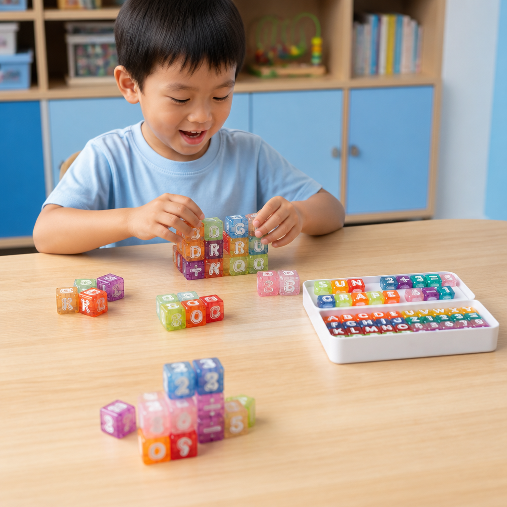 40-Piece Magnetic Letters & Numbers Learning Set – Montessori STEM Toy for Kids