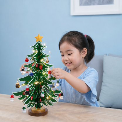 24-Day Mini Christmas Tree Ornament Advent Calendar for Kids