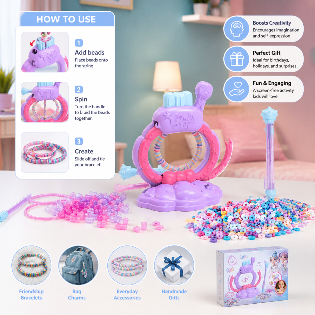DIY Bracelet Making Machine Kit for Girls