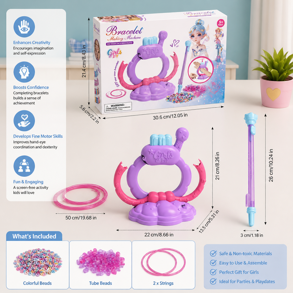DIY Bracelet Making Machine Kit for Girls
