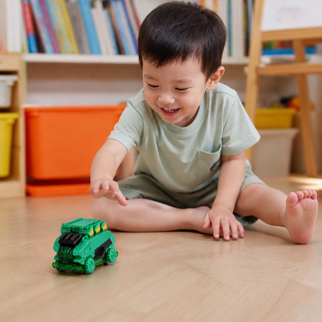 Jumping Transforming Racing Car Toy