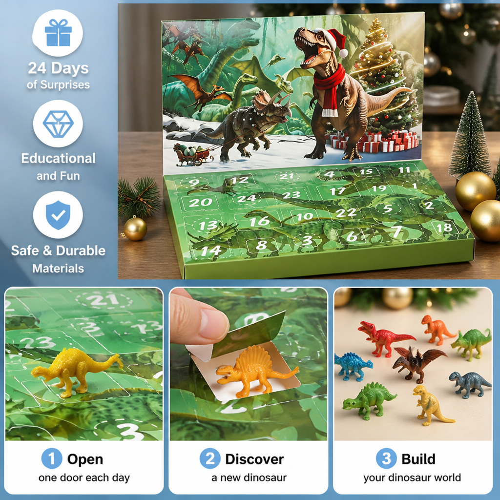 24-Days Dinosaur Advent Calendar