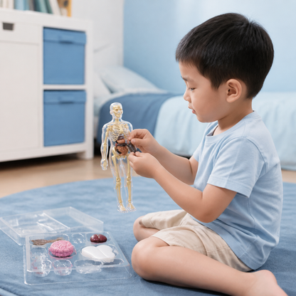 Human Body Anatomy STEM Learning Kit with Assemble-Your-Own Organ Model