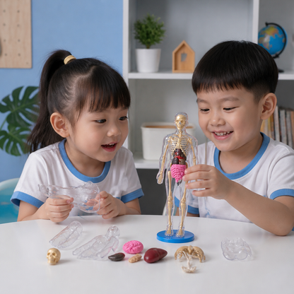 Human Body Anatomy STEM Learning Kit with Assemble-Your-Own Organ Model