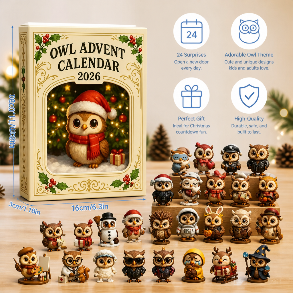 24-Day Owl Advent Calendar