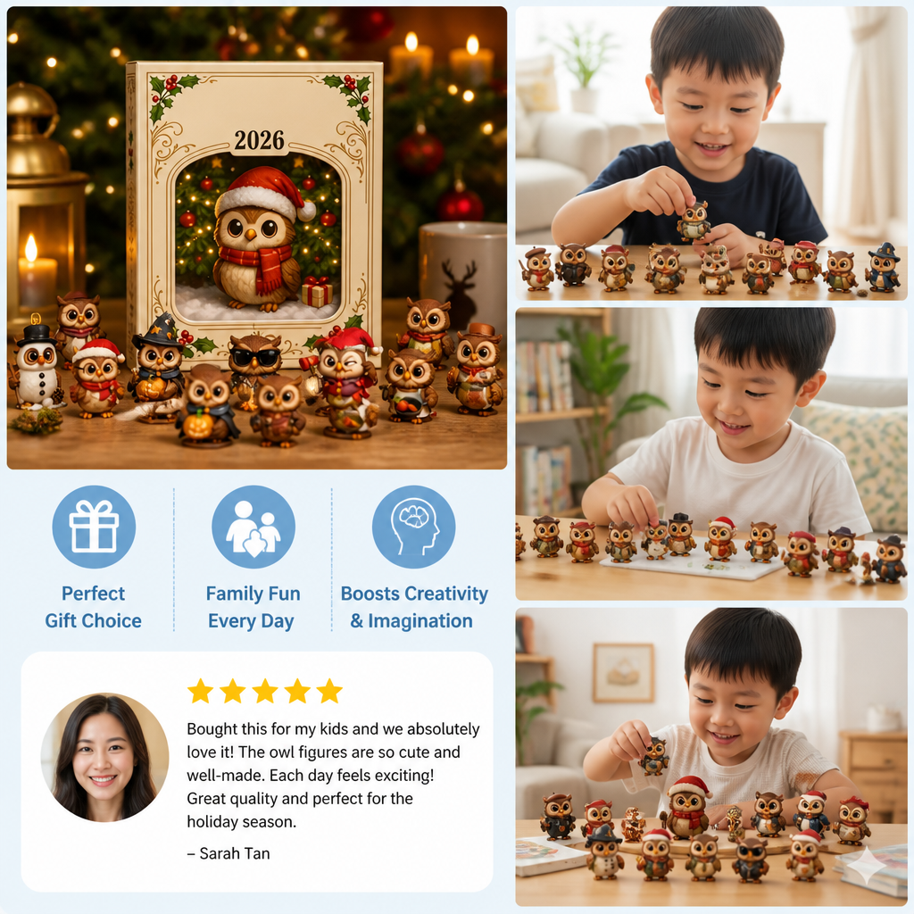 24-Day Owl Advent Calendar