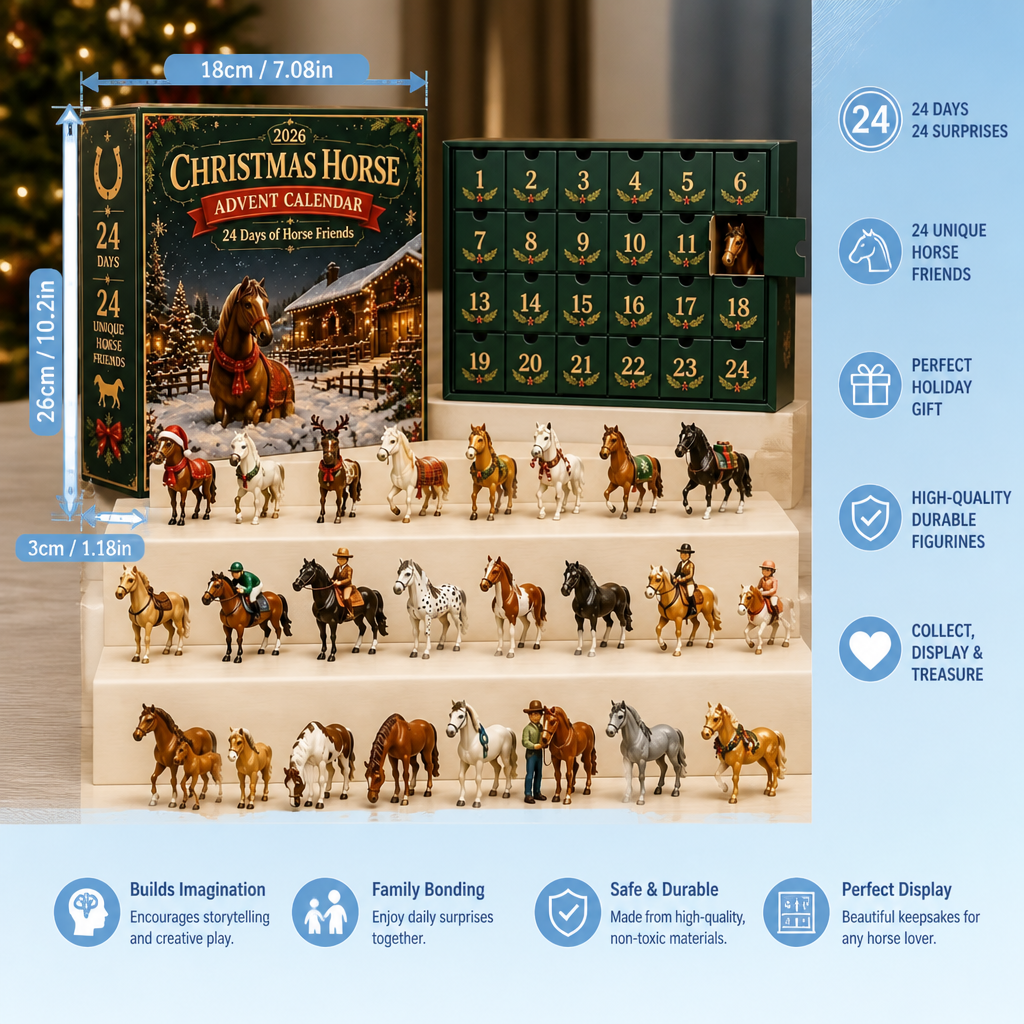 Horse Lovers’ Advent Calendar – 24 Days of Christmas Surprises