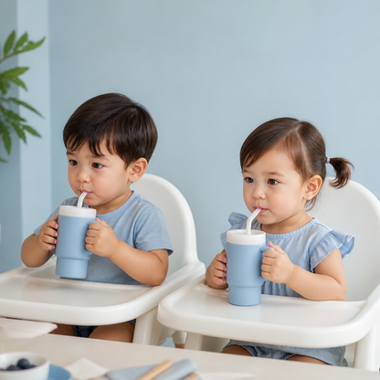 Leakproof Silicone Toddler Straw Cup