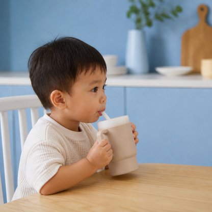 Leakproof Silicone Toddler Straw Cup