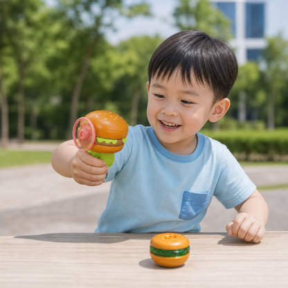 Kids’ 2-in-1 Spinning Top & Flying Spinner Launcher