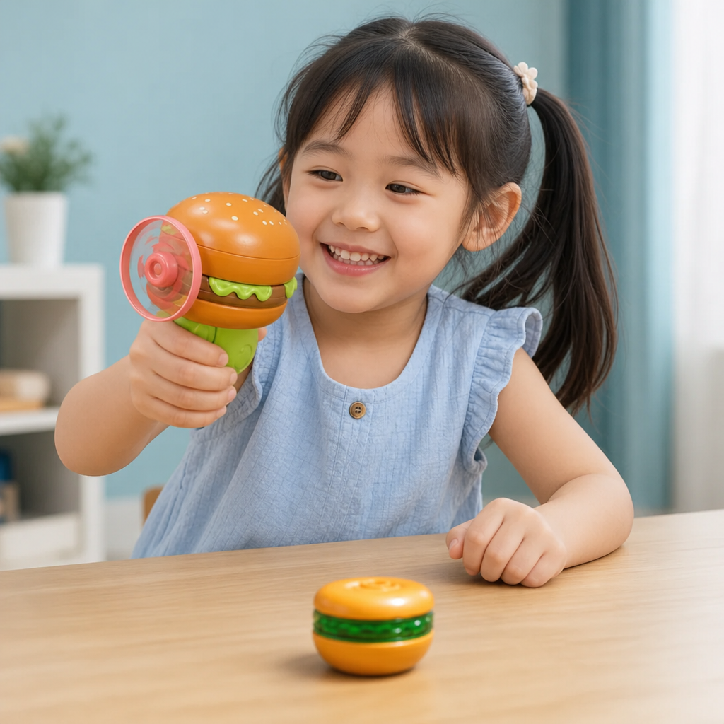 Kids’ 2-in-1 Spinning Top & Flying Spinner Launcher