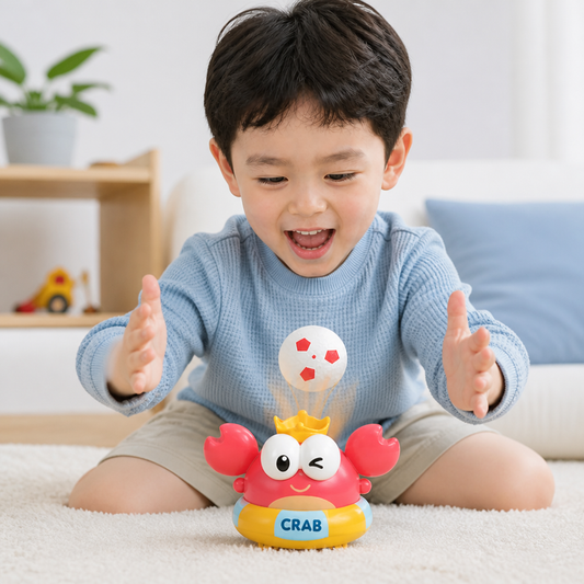 Kids’ Electric Crab Floating Ball Toy