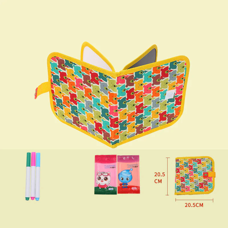 Portable Reusable Colouring Book for Children