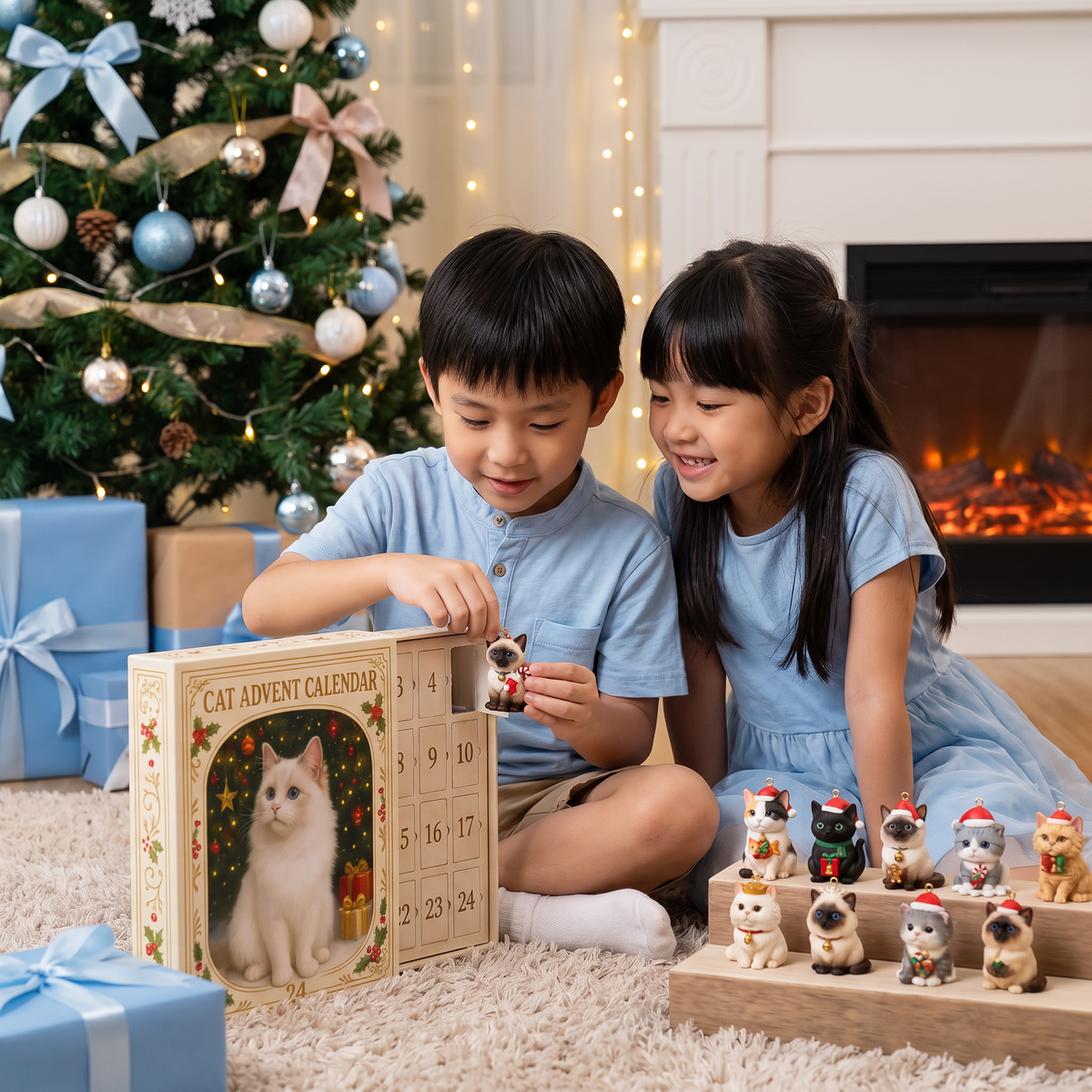 24-Day Christmas Cat Advent Calendar