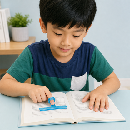 Kids’ Finger Reading Tracker – Translucent Reading Guide