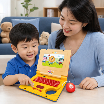 Kids’ Interactive Laptop with Lights, Music & Scrolling Screen