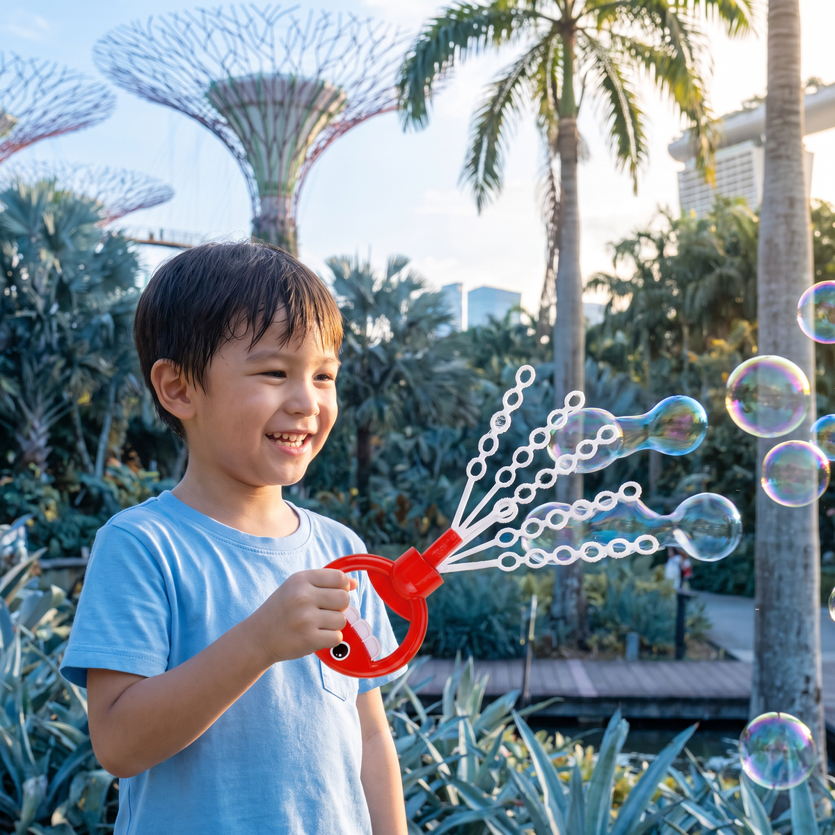 32-Hole Bubble Wand – Giant Bubble Maker for Kids