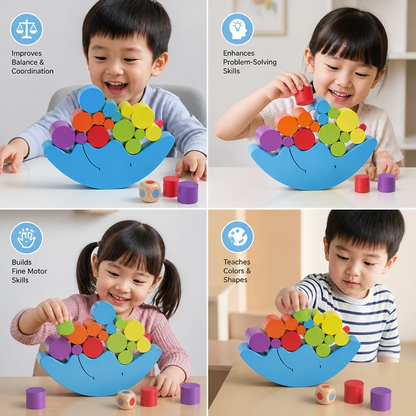 Colorful Stacking Toy – Educational Toy for Kids with Colors and Shapes
