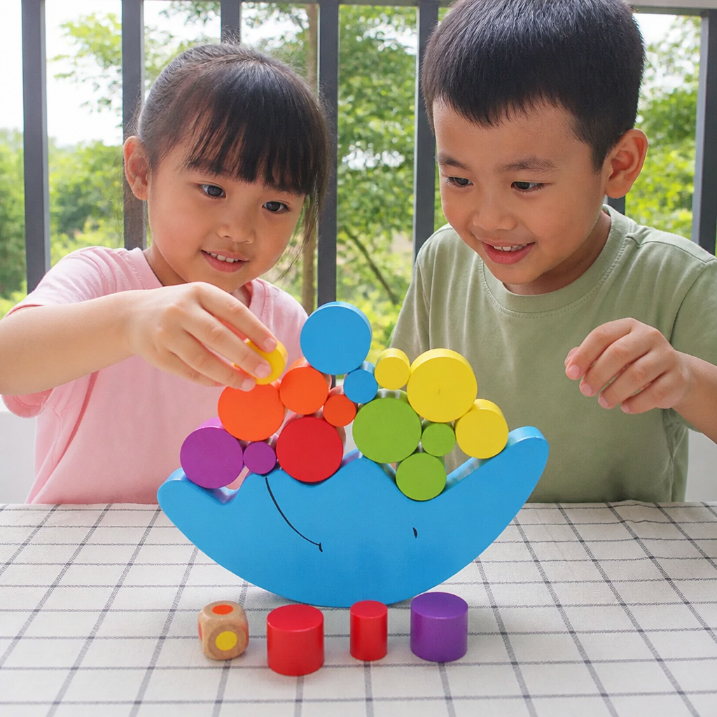 Colorful Stacking Toy – Educational Toy for Kids with Colors and Shapes