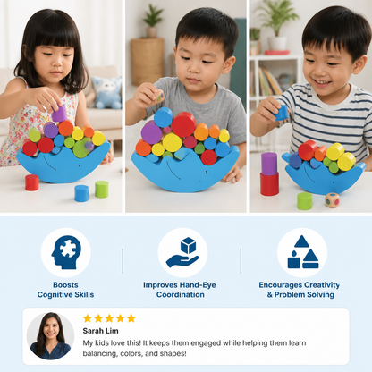 Colorful Stacking Toy – Educational Toy for Kids with Colors and Shapes