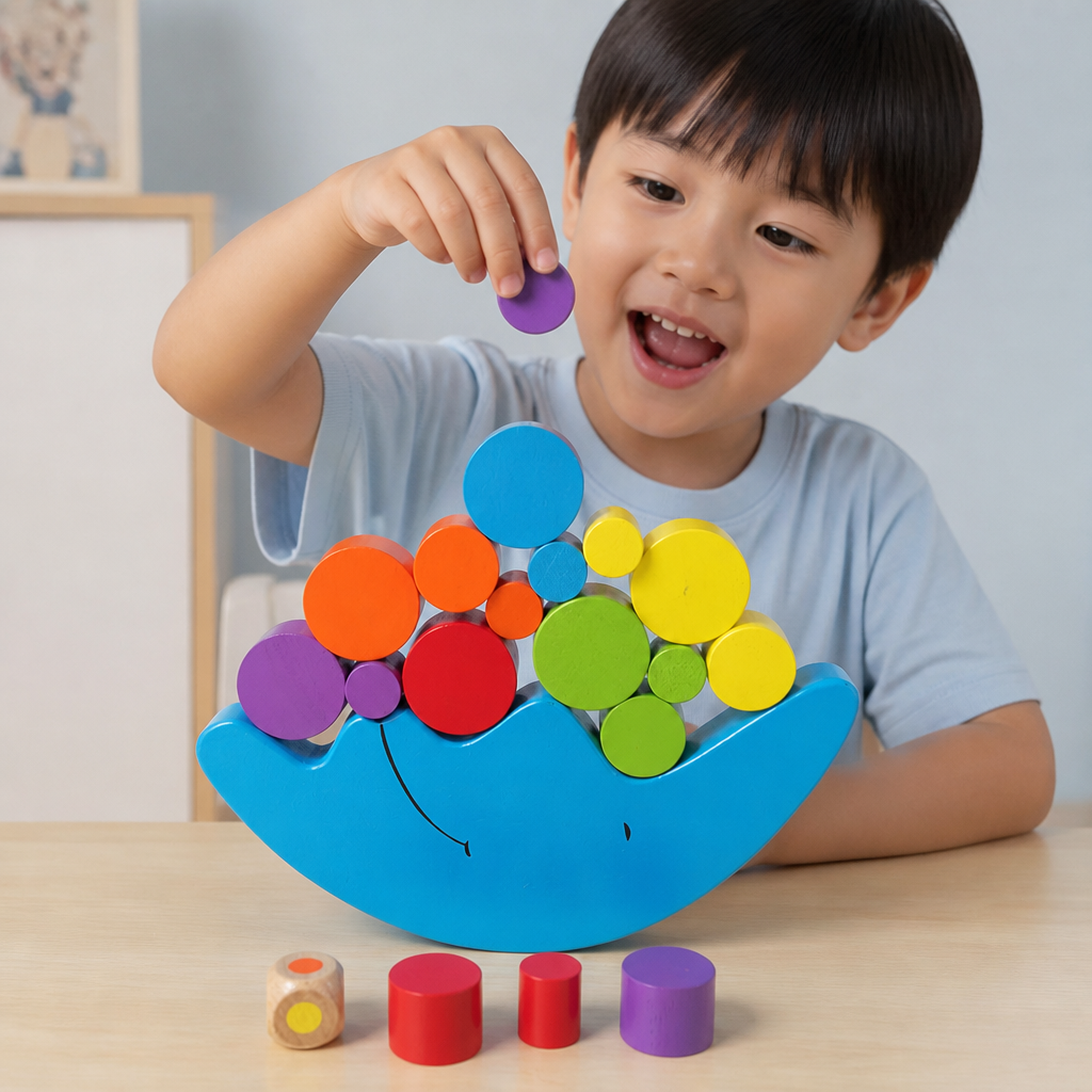 Colorful Stacking Toy – Educational Toy for Kids with Colors and Shapes