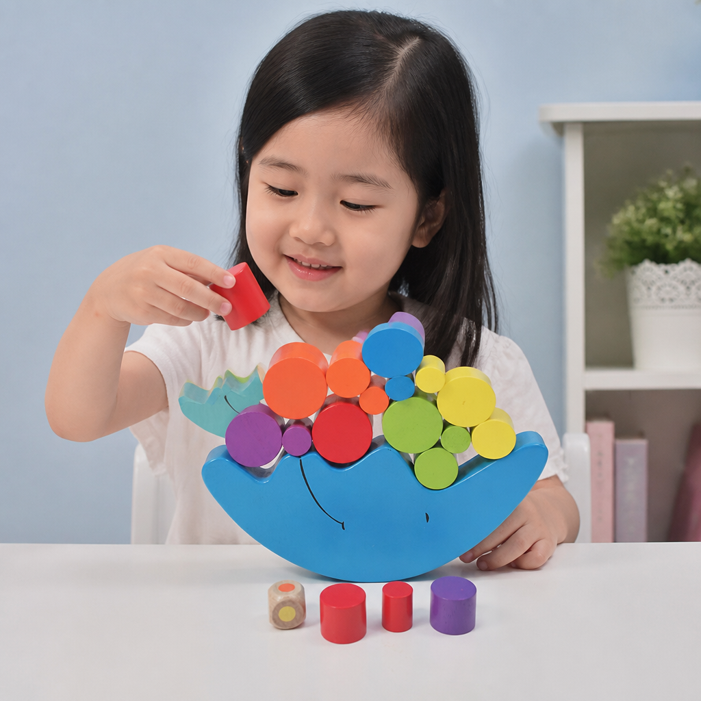 Colorful Stacking Toy – Educational Toy for Kids with Colors and Shapes