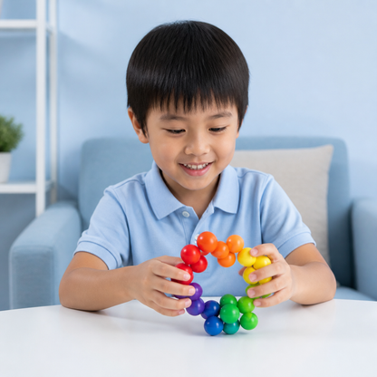 Colorful 3D Ball Building Set – Creative Construction & Fine Motor Skills Learning Toy for Kids
