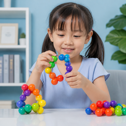 Colorful 3D Ball Building Set – Creative Construction & Fine Motor Skills Learning Toy for Kids