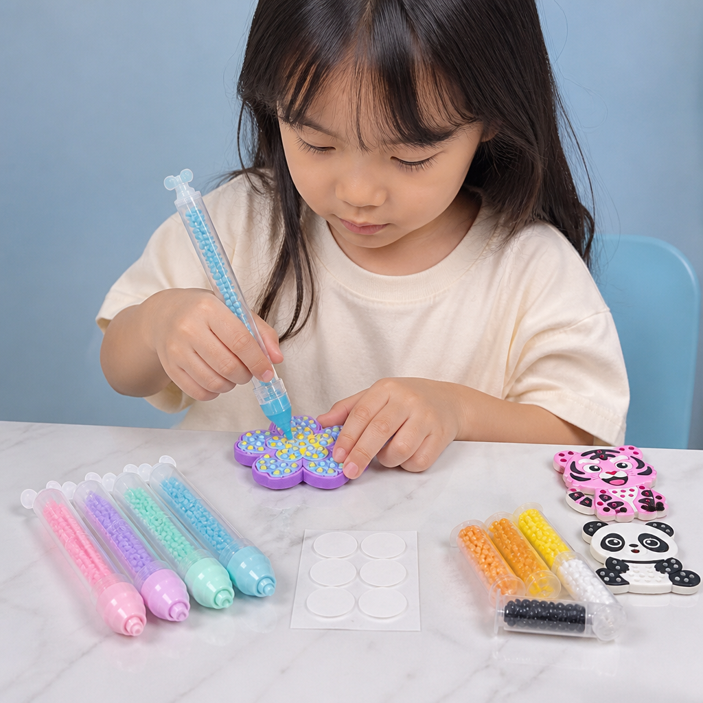 DIY Bead Art Pen Kit – Create & Decorate Animal Designs