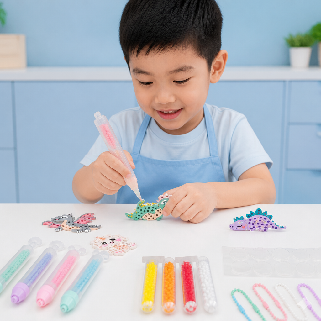 DIY Bead Art Pen Kit – Create & Decorate Animal Designs