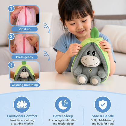 Breathing Donkey Plush Toy