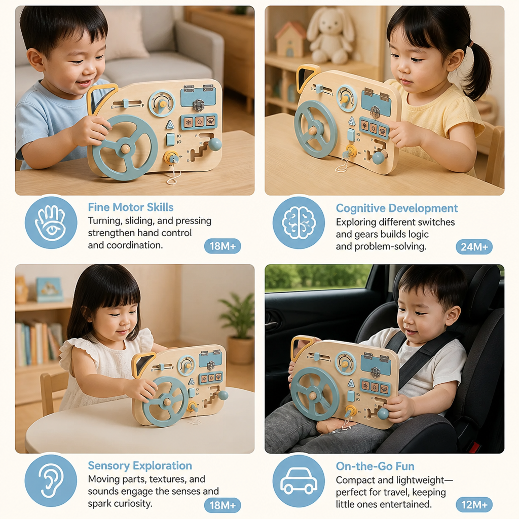 Explorer Steering Wheel – Montessori Steering Control