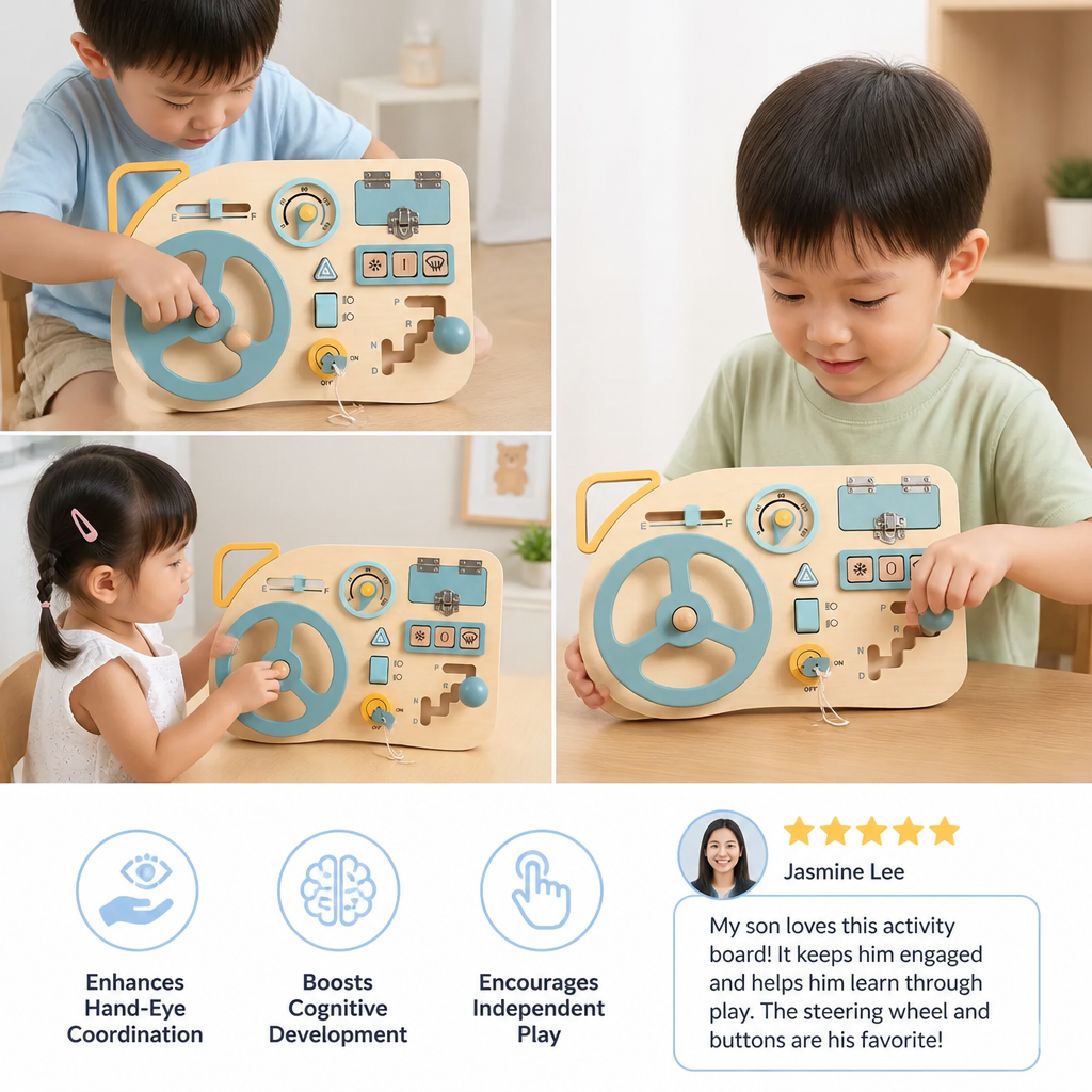 Explorer Steering Wheel – Montessori Steering Control