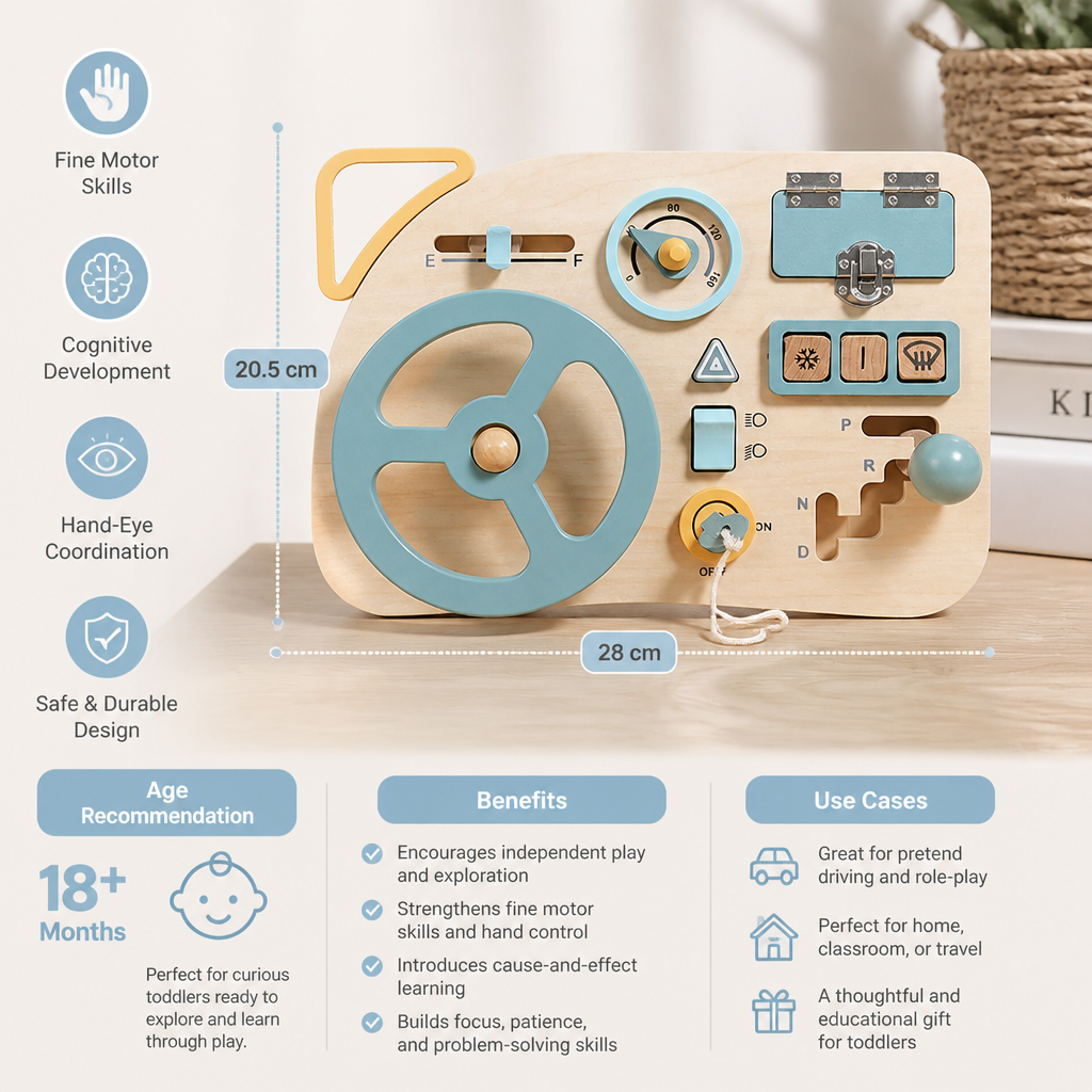 Explorer Steering Wheel – Montessori Steering Control