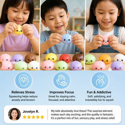 Dumpling Squishy Advent Calendar with Mystery Fidget Surprises