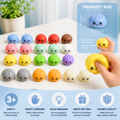 Dumpling Squishy Advent Calendar with Mystery Fidget Surprises
