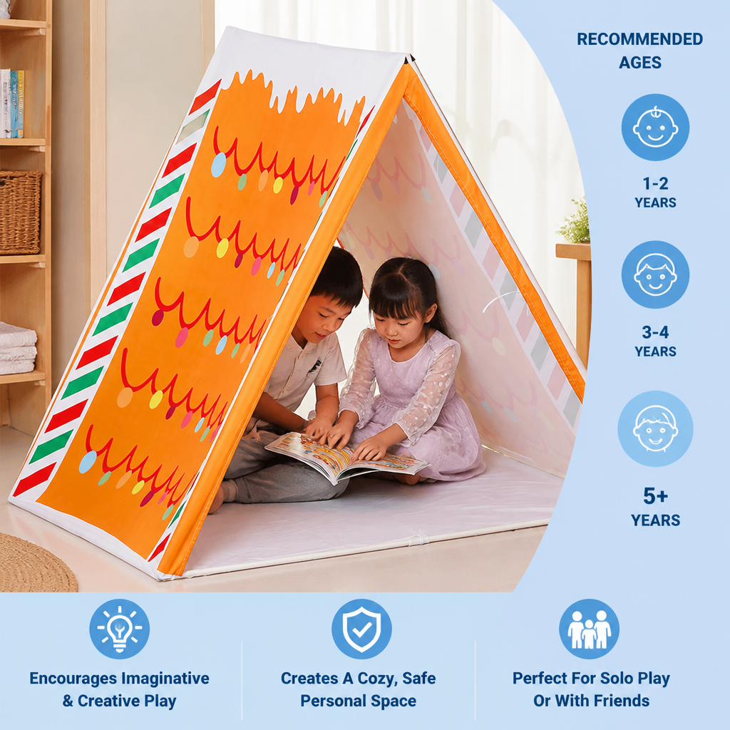 Christmas Gingerbread House Play Tent for Kids