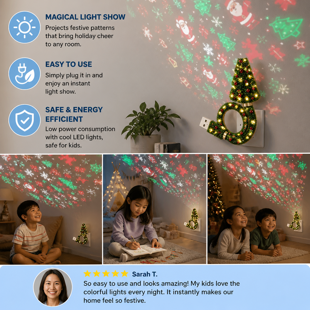 Christmas Tree Projector Lamp