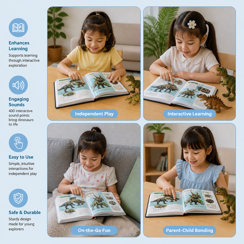 Interactive Talking Dinosaur Encyclopedia Book