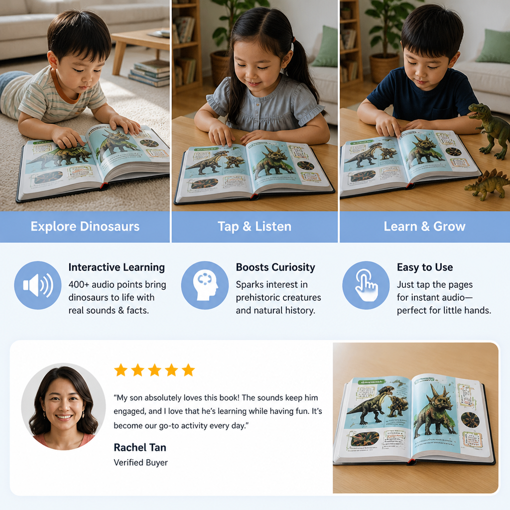 Interactive Talking Dinosaur Encyclopedia Book