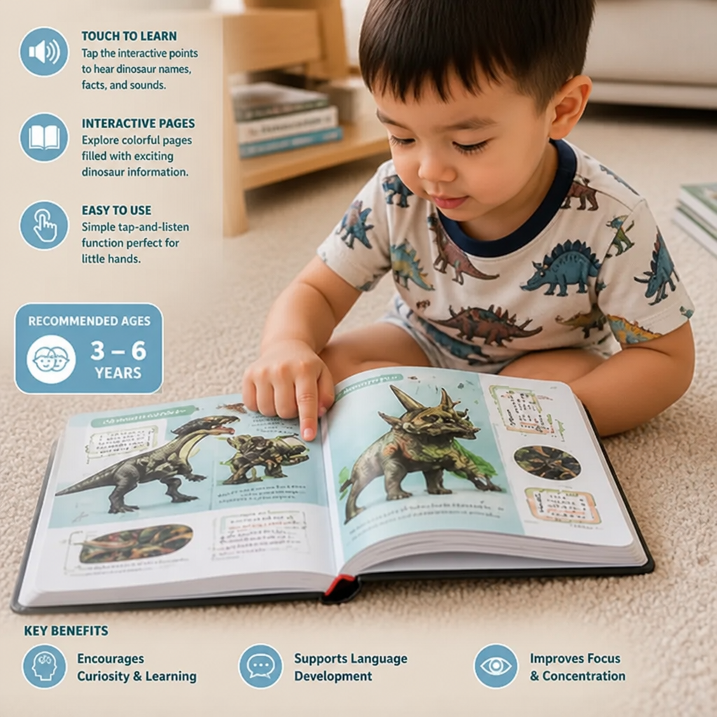 Interactive Talking Dinosaur Encyclopedia Book