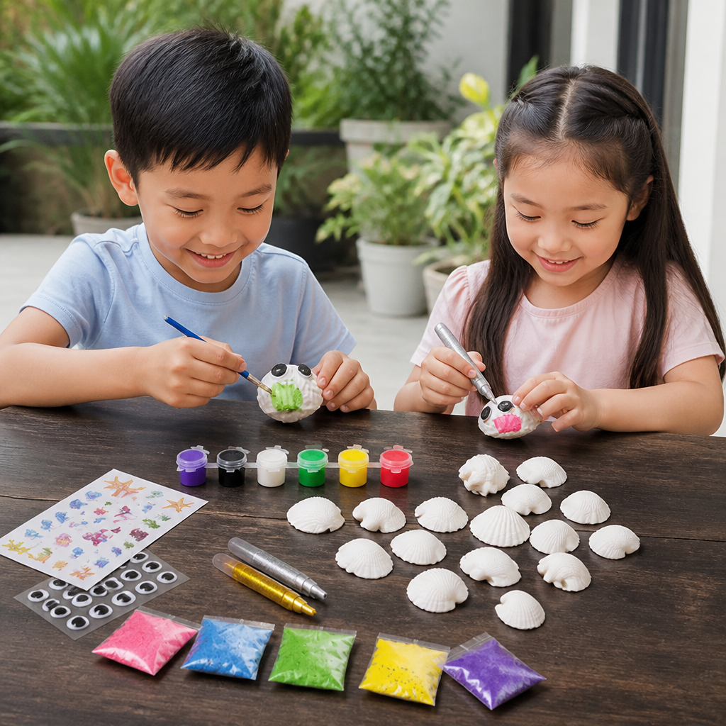 Glow in the Dark Sea Shell Painting & Craft Kit
