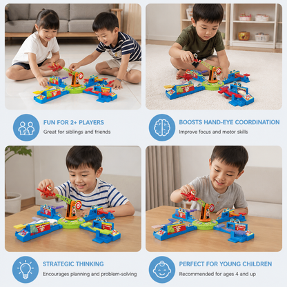Interactive Multiplayer Flying Plane Family Board Game