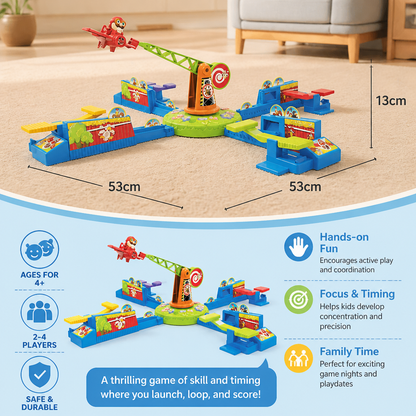 Interactive Multiplayer Flying Plane Family Board Game