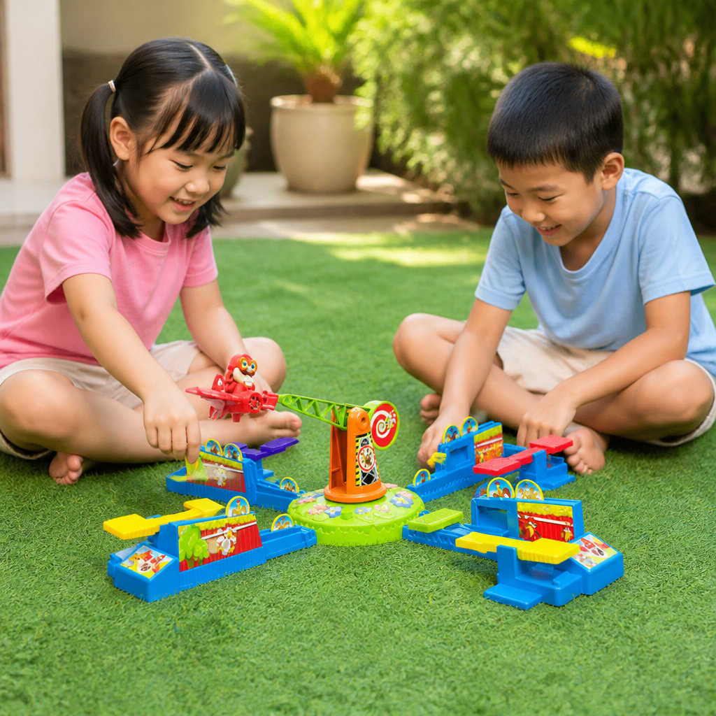 Interactive Multiplayer Flying Plane Family Board Game