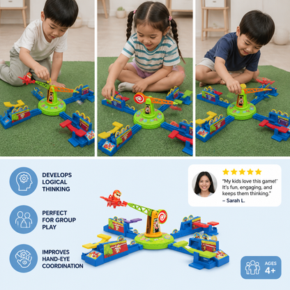 Interactive Multiplayer Flying Plane Family Board Game