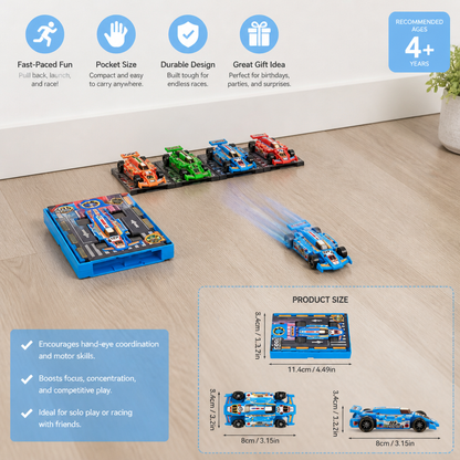 Pocket Size Race Car Launcher Toy