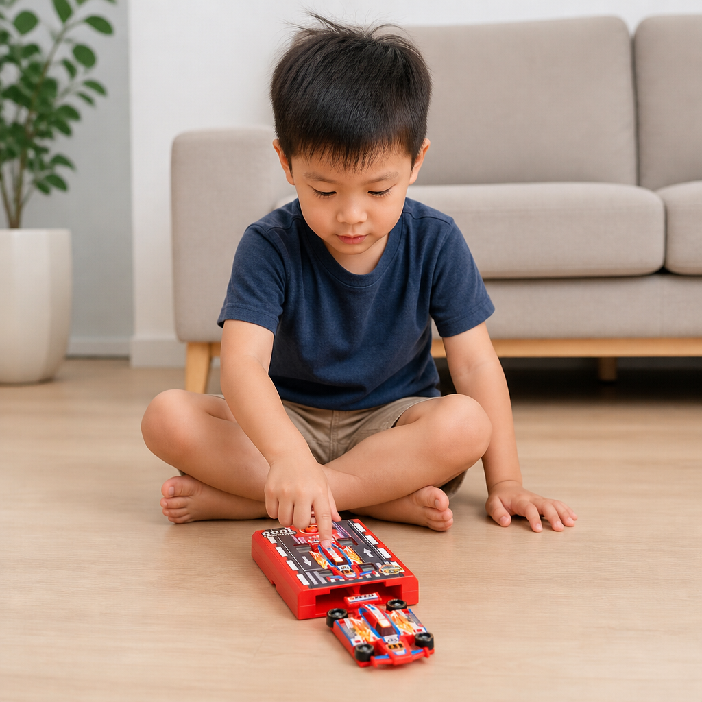 Pocket Size Race Car Launcher Toy