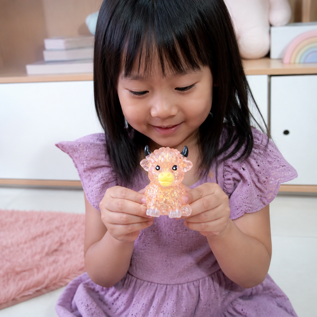 Mini Highland Cow Squishy Stress Relief Toy
