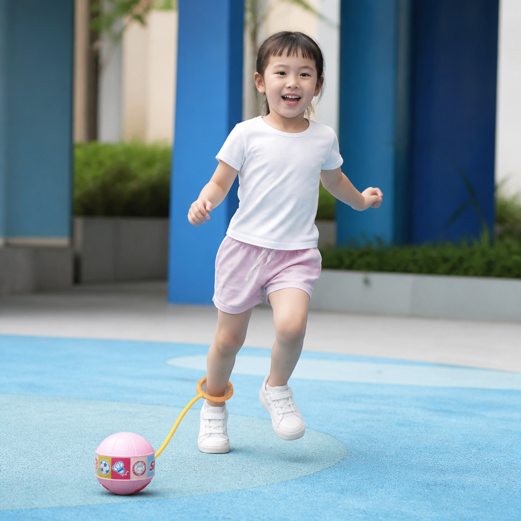 Interactive Skip Ball Ankle Swing Toy for Kids